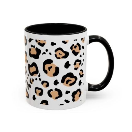 leopard print coffee mug