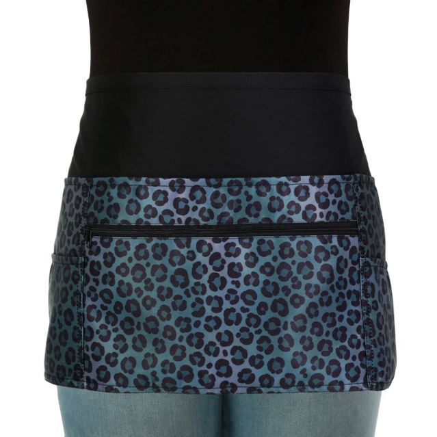 leopard print kitchen apron