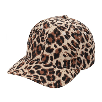 Baseball Dads Cap Leopard Printed