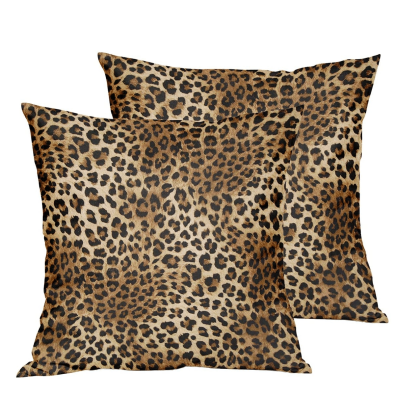 Leopard Design Throw Pillow Cover