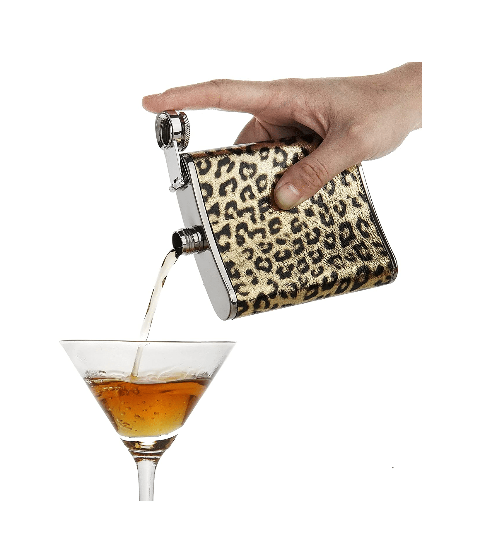 Leopard Pattern Design Flask