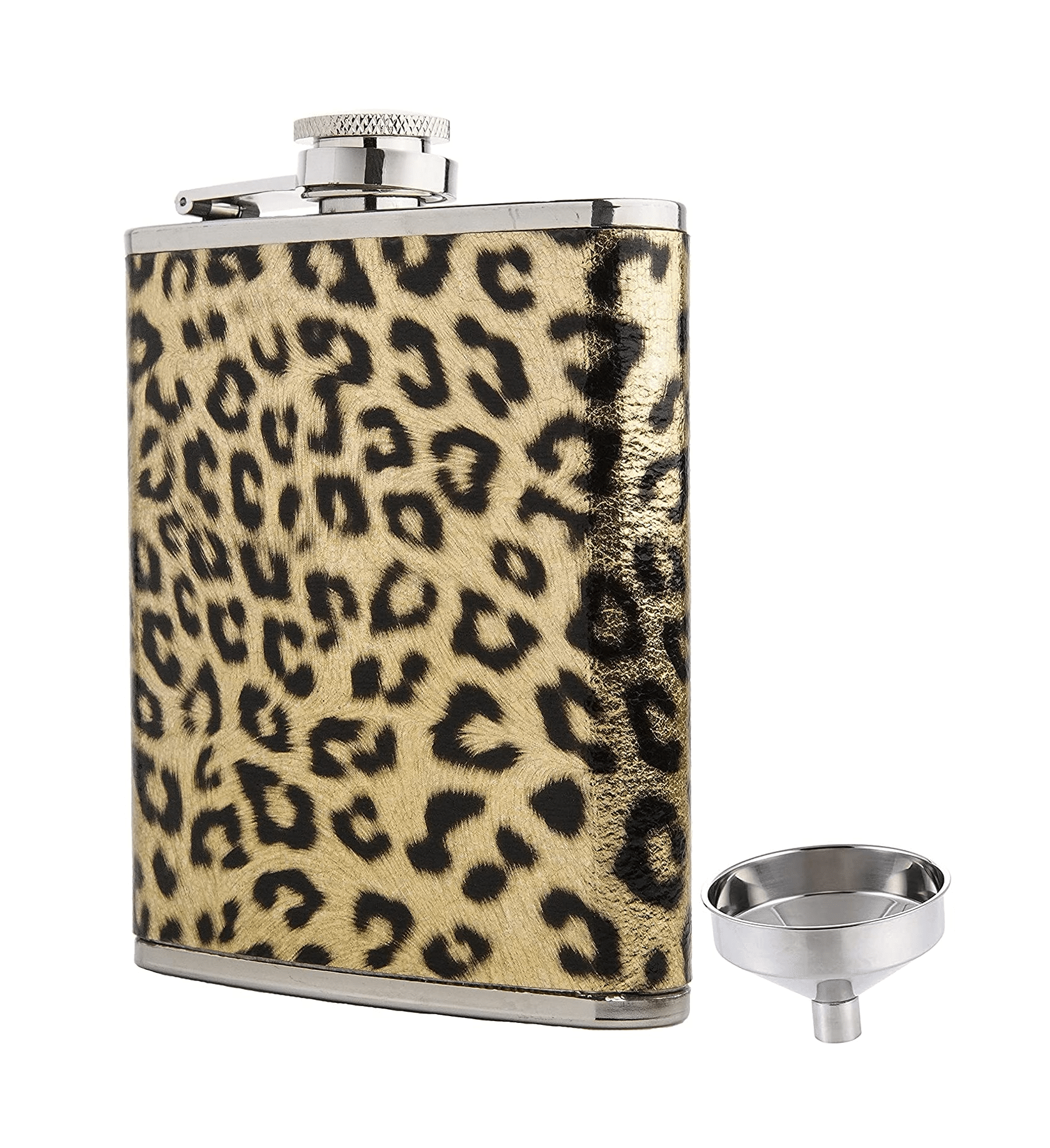Leopard Print Flask