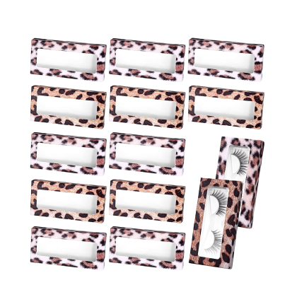 Eyelash Extension Boxed Leopard Print