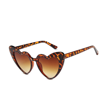 Heart Sunglasses Leopard Printed