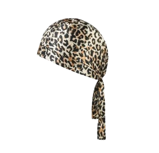 leopard print durag