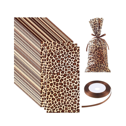 Leopard Pattern Cellophane Wraps