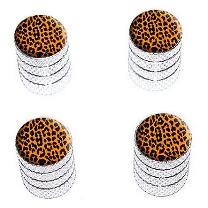 leopard print tire valve caps