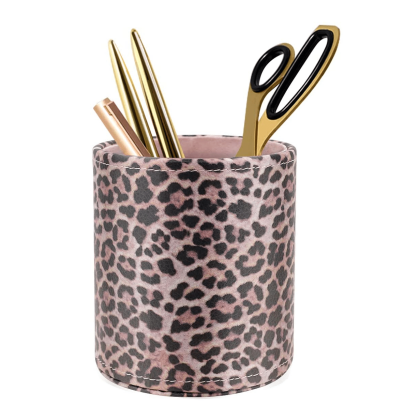 Leopard Printed Pencil Pen Holder