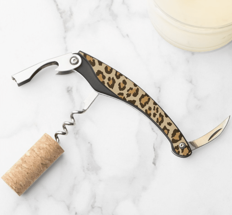 Leopard Pattern Corkscrew Hinge