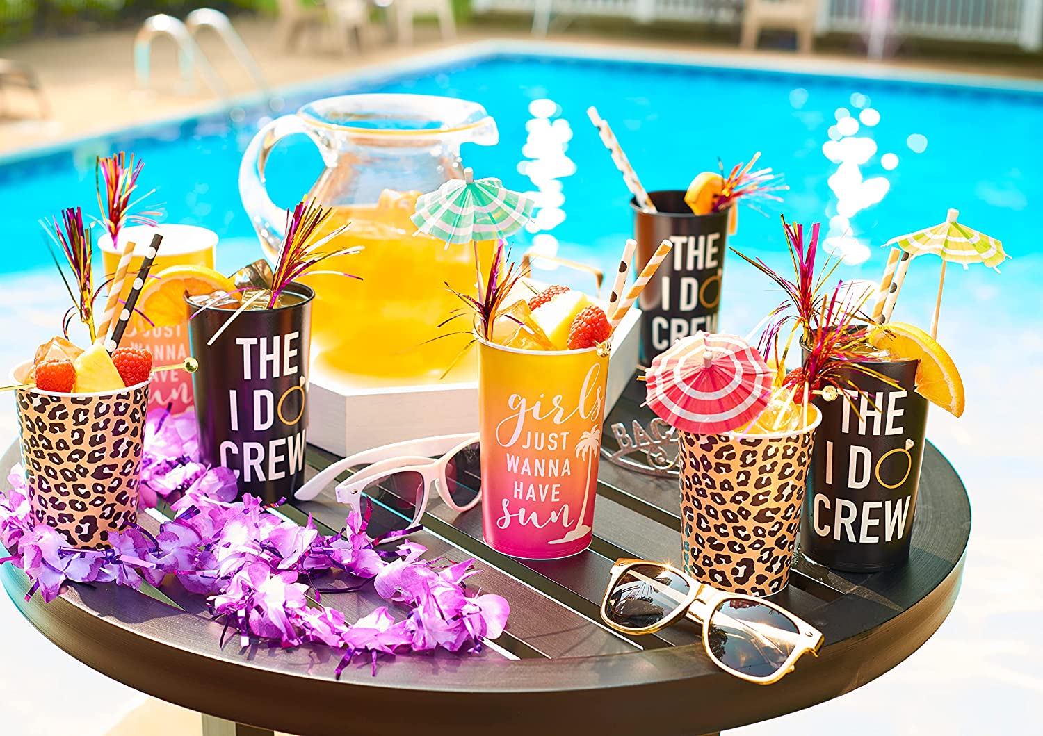 Leopard Pattern Party Cups Design