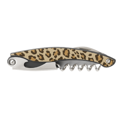 Leopard Print Corkscrew Hinge