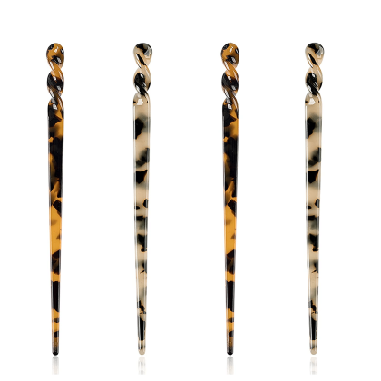 Leopard Print Hair Chopsticks