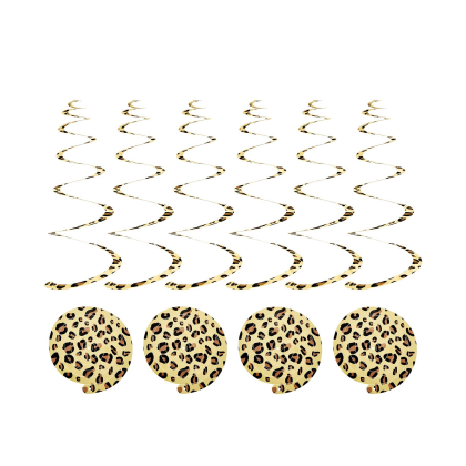 Leopard Print Hanging Streamers
