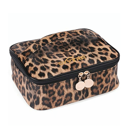 Leopard Print Makeup Organizer
