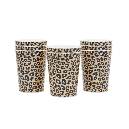 Leopard Print Party Cups