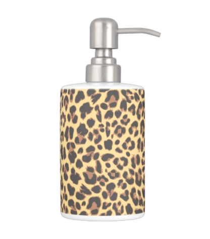 Soap Pump Leopard Pattern