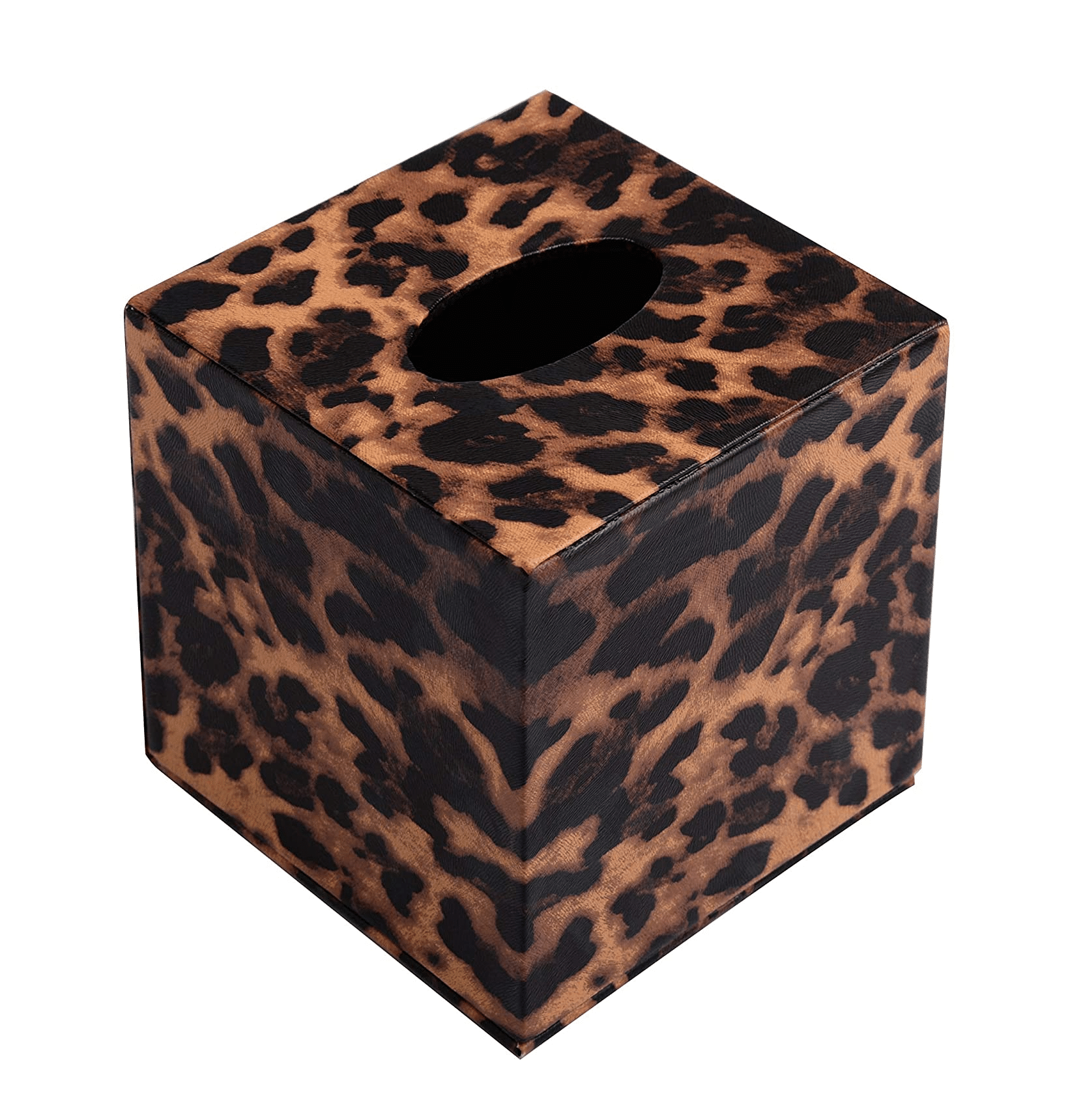 Tissue Holder Leopard Pattern