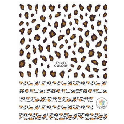 Leopard Pattern Nail Art Stickers