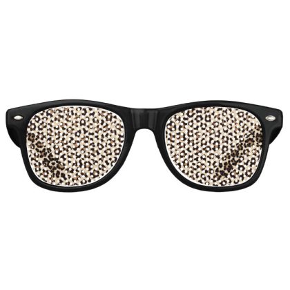 leopard pattern print retro sunglasses