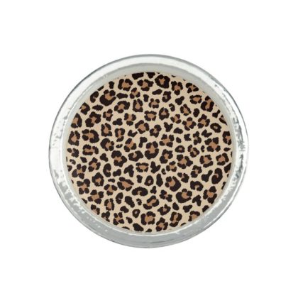 leopard pattern print ring