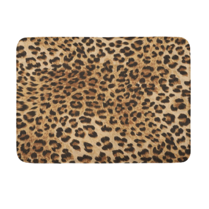 bath mat leopard print style