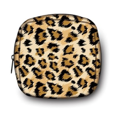 napkin carry pouch leopard design