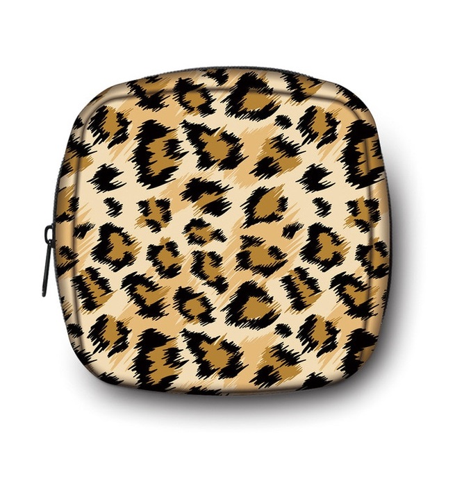 napkin carry pouch leopard design