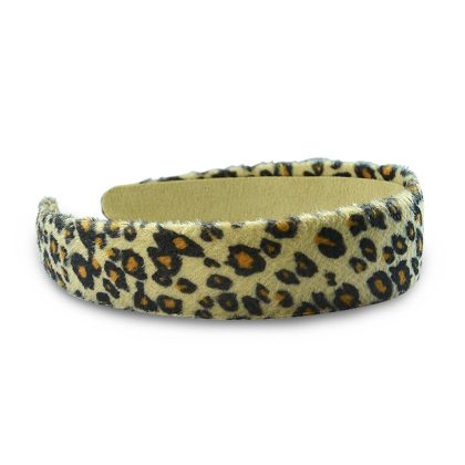 brown leopard headband