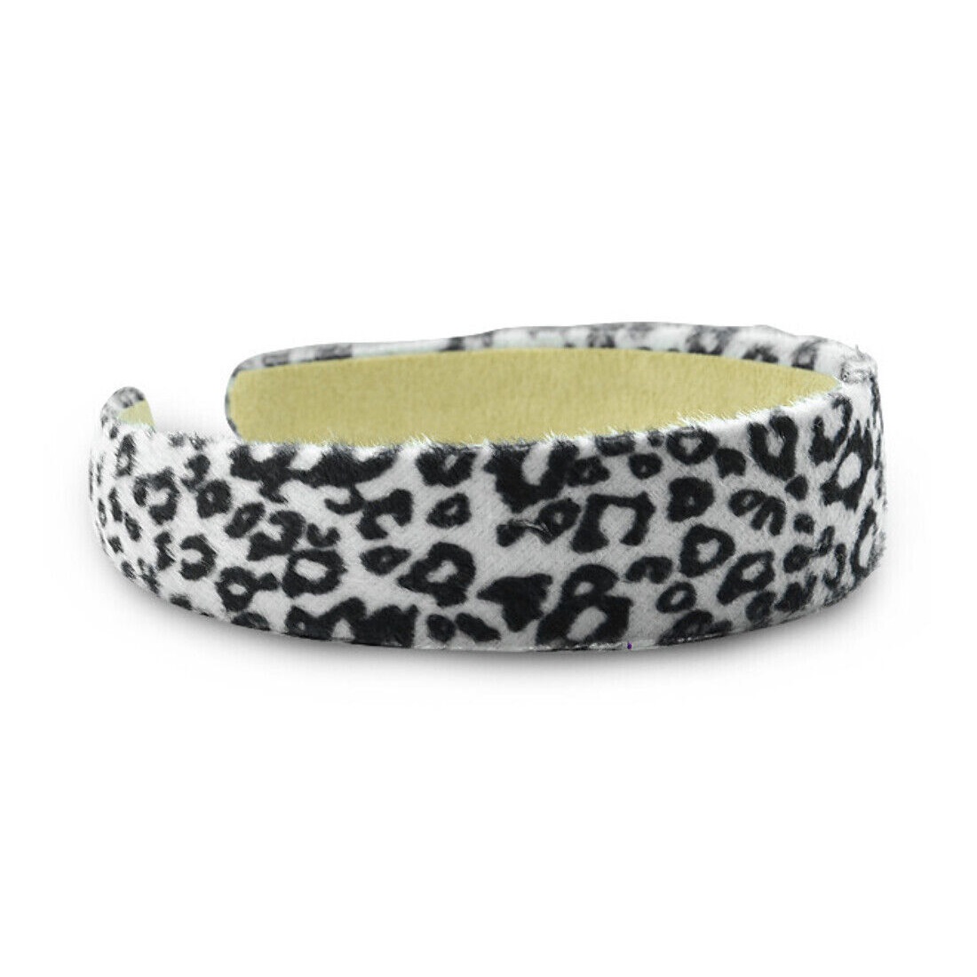 white leopard headband