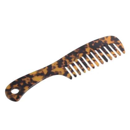 hair brush leopard design