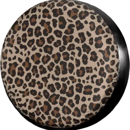 fashionable leopard tire cover