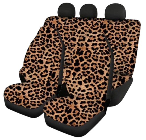 leopard print car seat cover