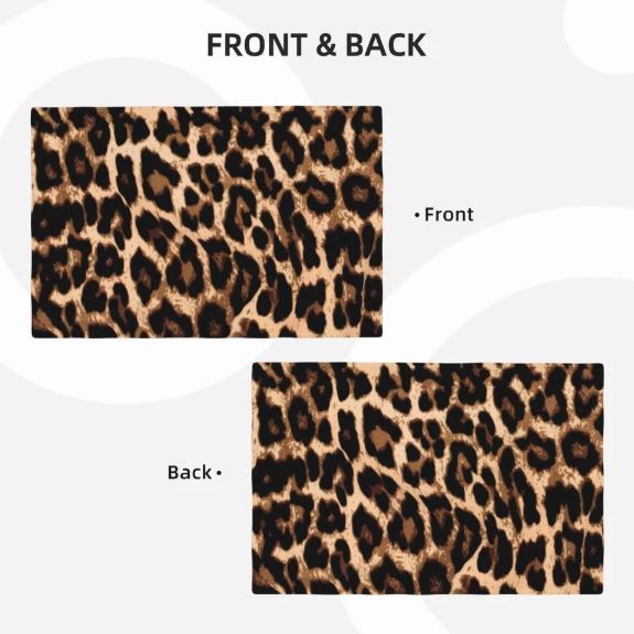 leopard print placemats