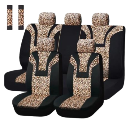 leopard print car seat cover