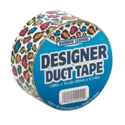 leopard print duct tape