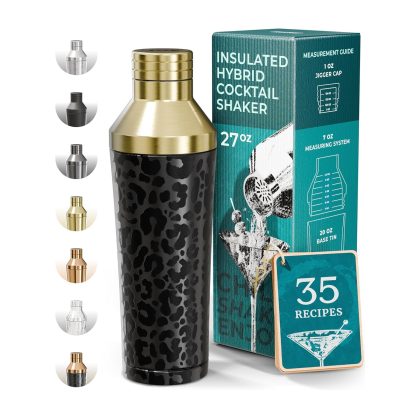 leopard print cocktail shaker