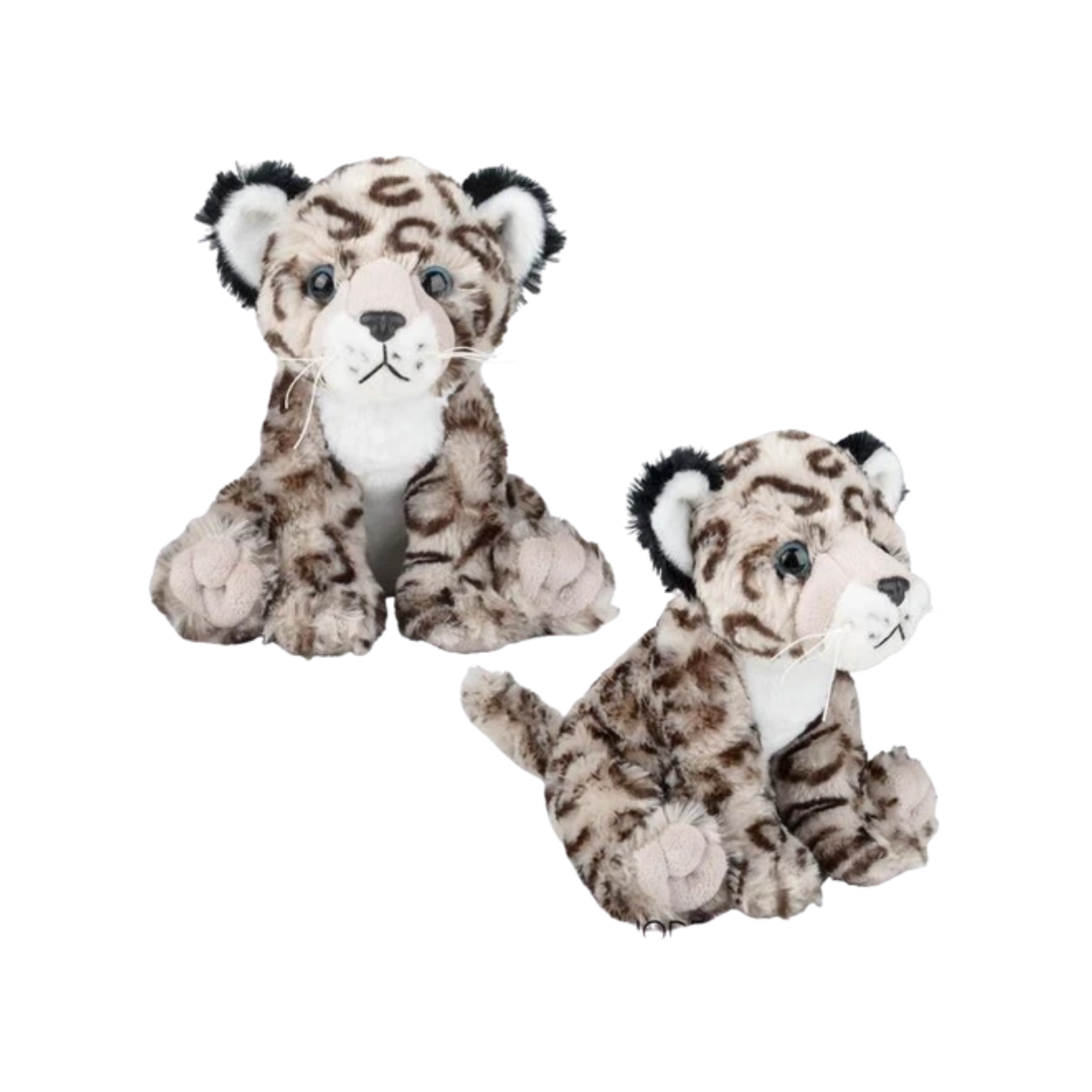 snow leopard stuffed animal (10" in)