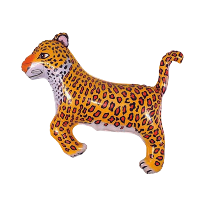 leopard print safari party decor (36" in)