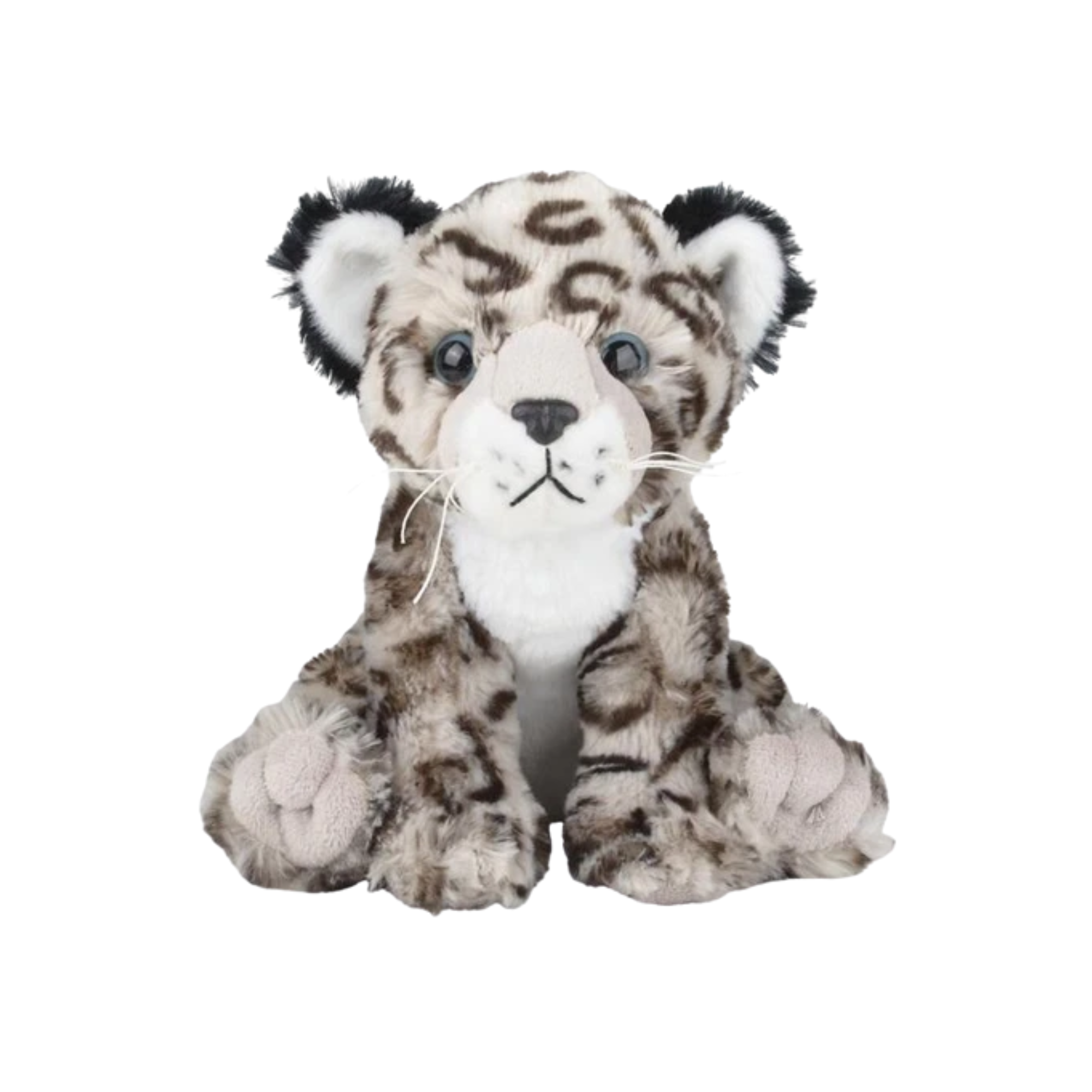 snow leopard stuffed animal (10" in)