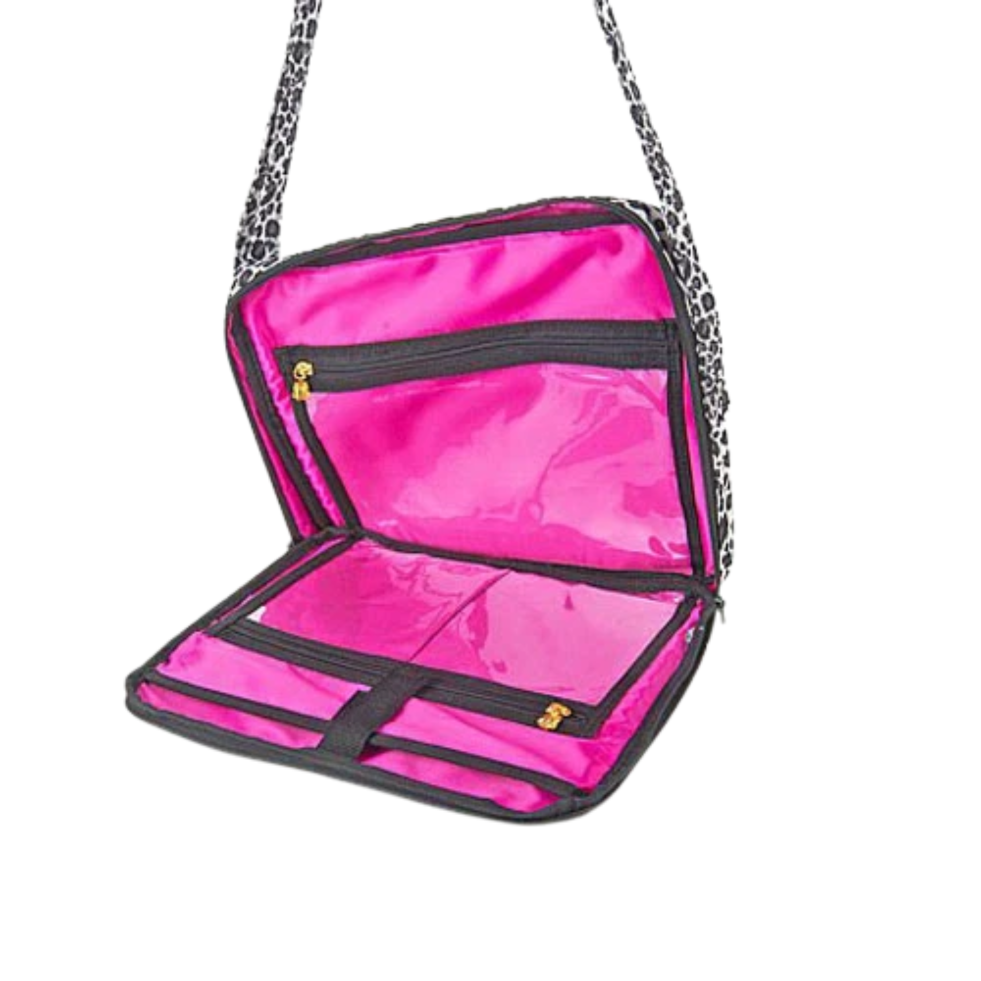 leopard print crossbody tote bag