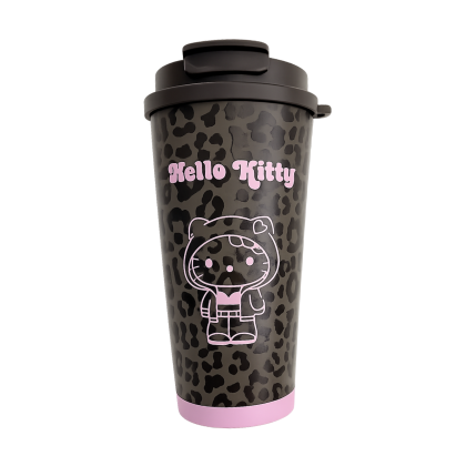 cartoon leopard hellokitty mug 473ml