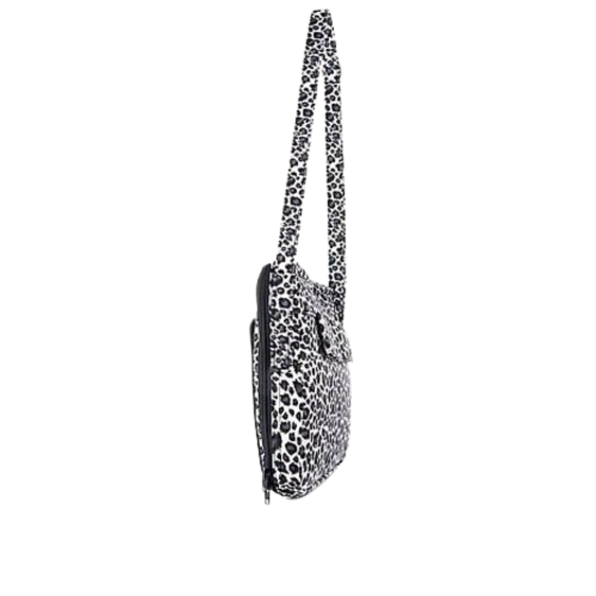 leopard print crossbody tote bag