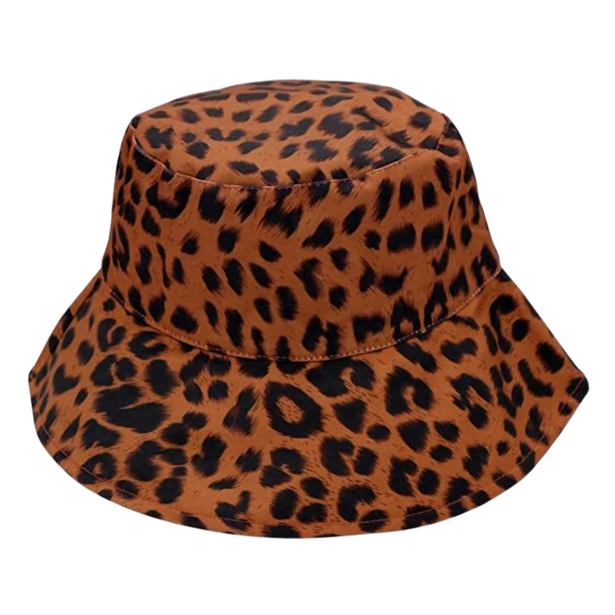 women's leopard print bucket hat