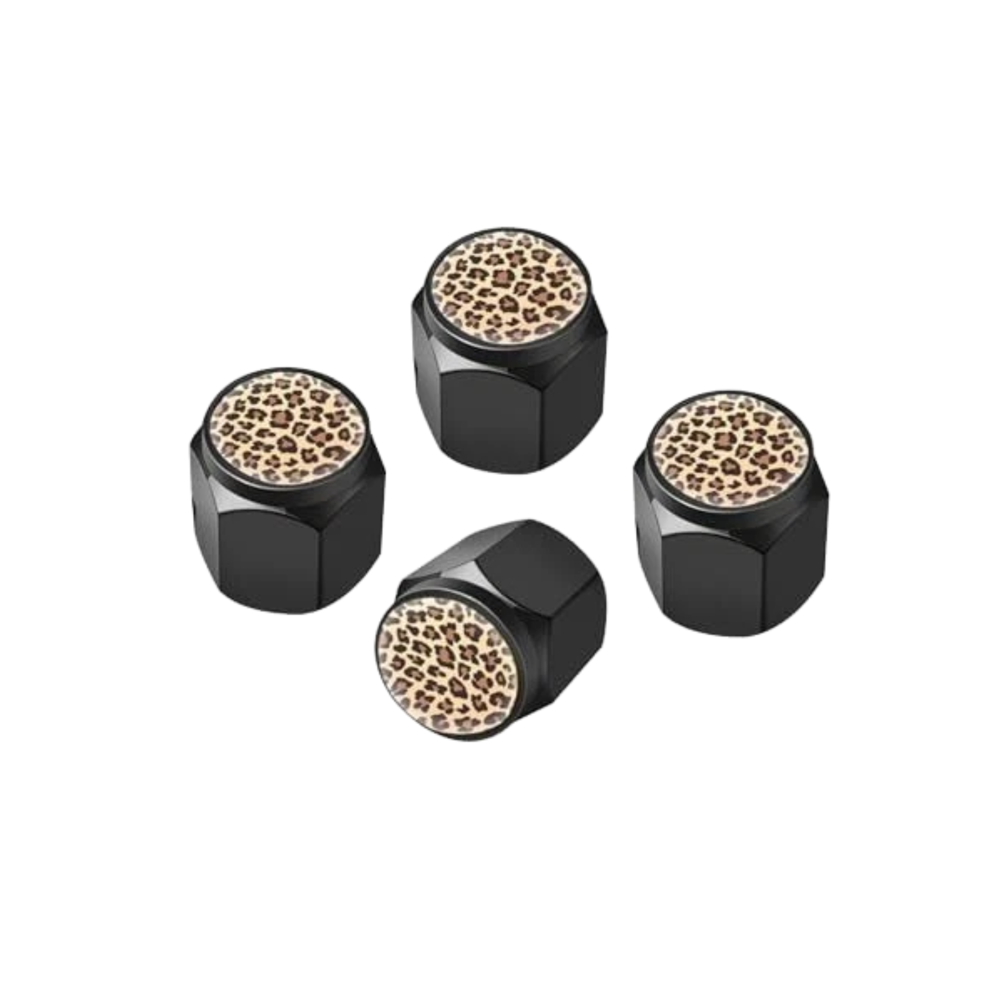 aluminum leopard tire valve stem caps cover