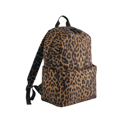 Recycled Leopard Print Backpack