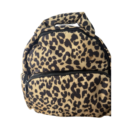 Leopard Print Mini Backpack