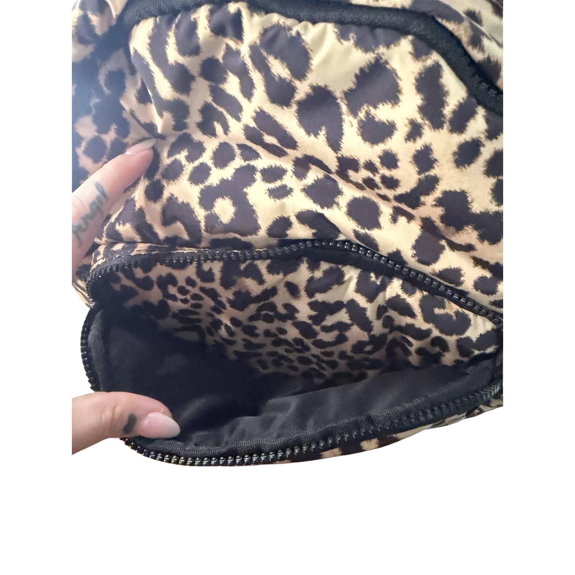 Leopard Print Mini Backpack - Image 4