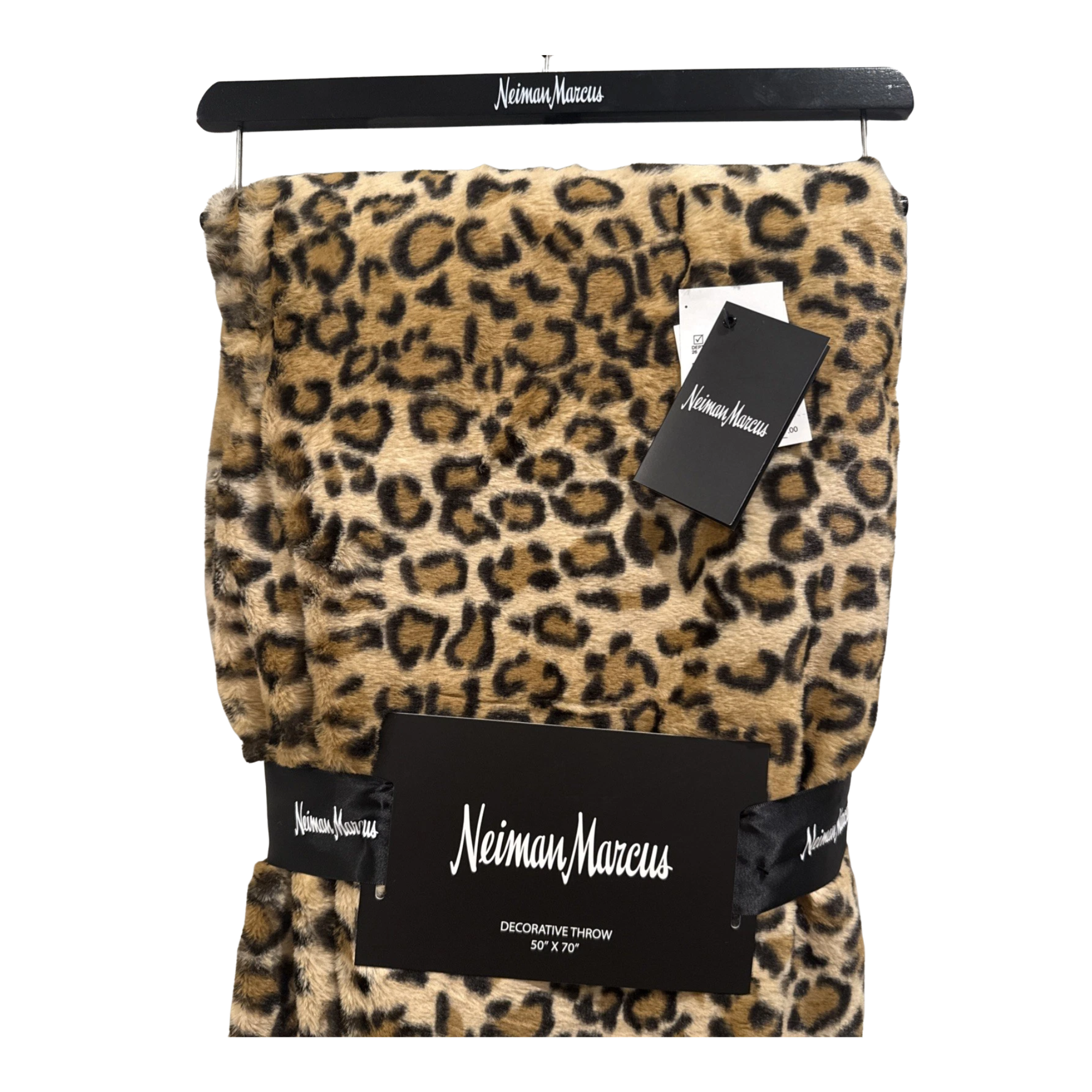 Leopard Print Plush Throw Blanket 50" x 70" - Image 3