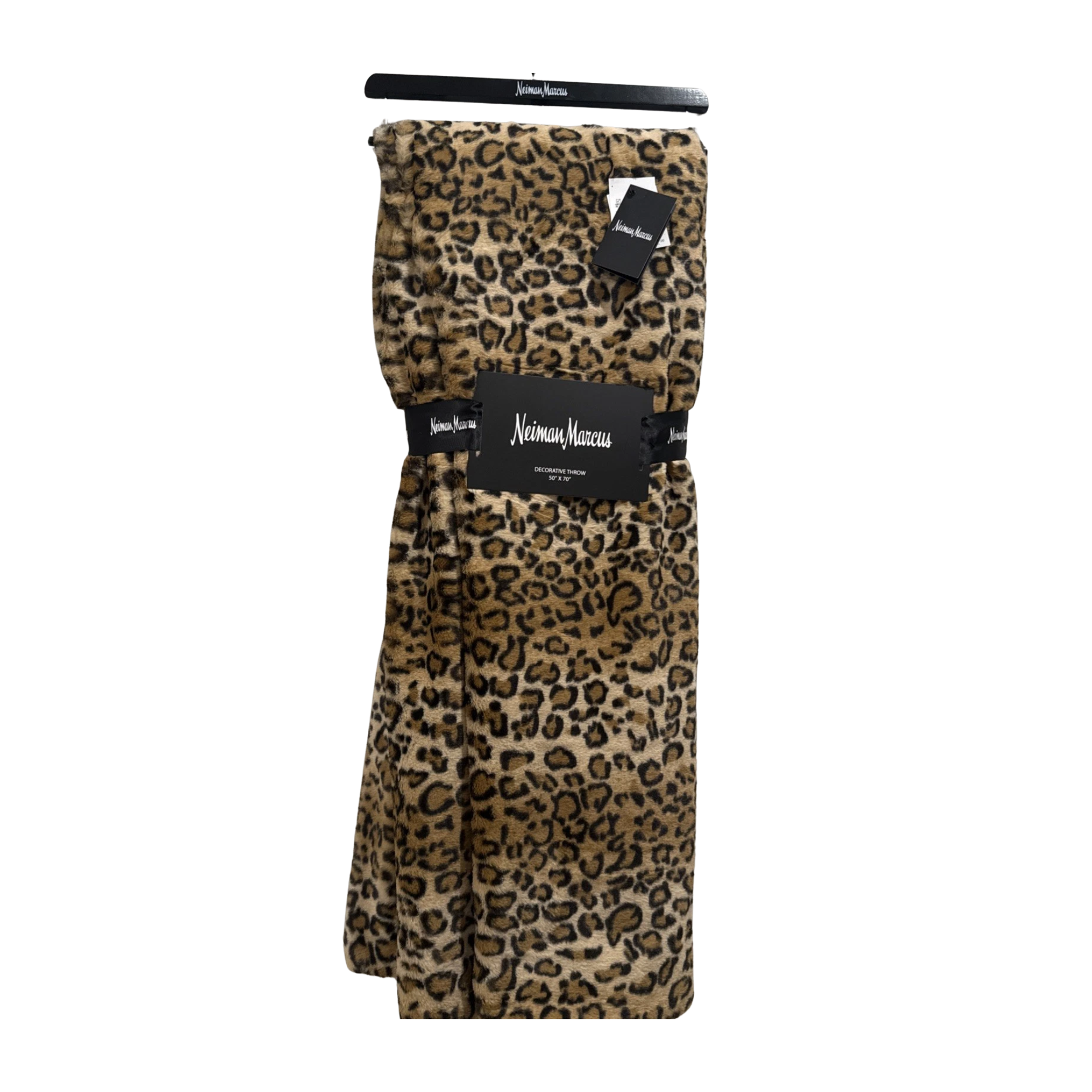 Leopard Print Plush Throw Blanket 50" x 70"